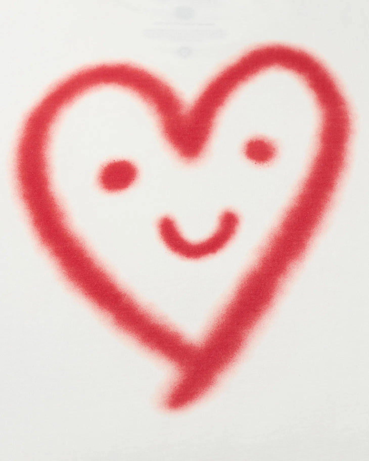 T-shirt cutr3 heart au dos