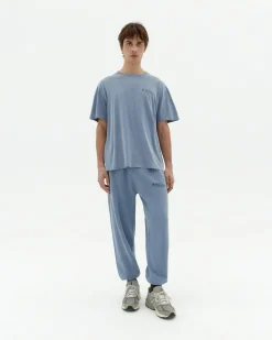 T-shirt indigo unisex teinture naturelle