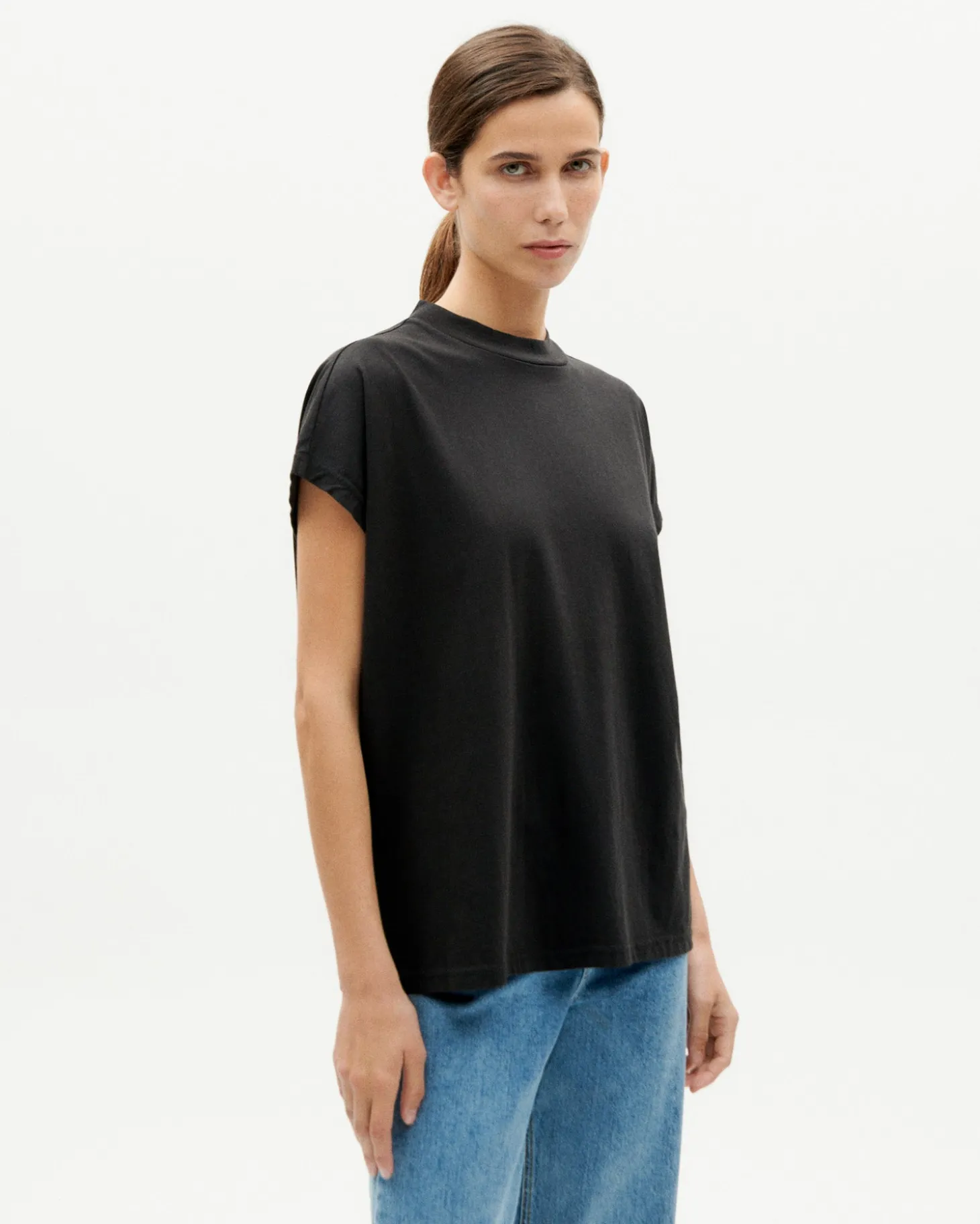 T-shirt noir basique Volta