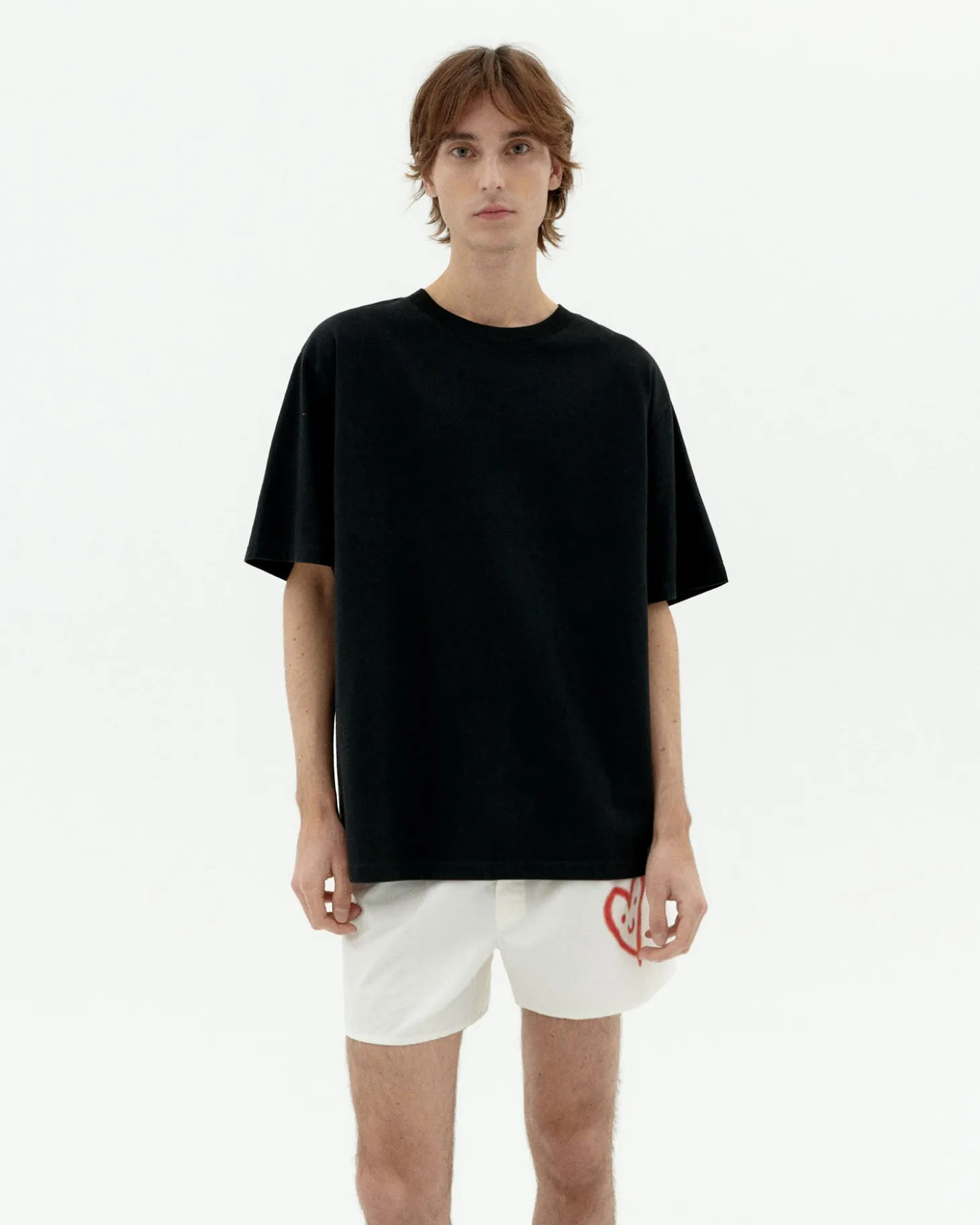 T-shirt noir oversize Eric
