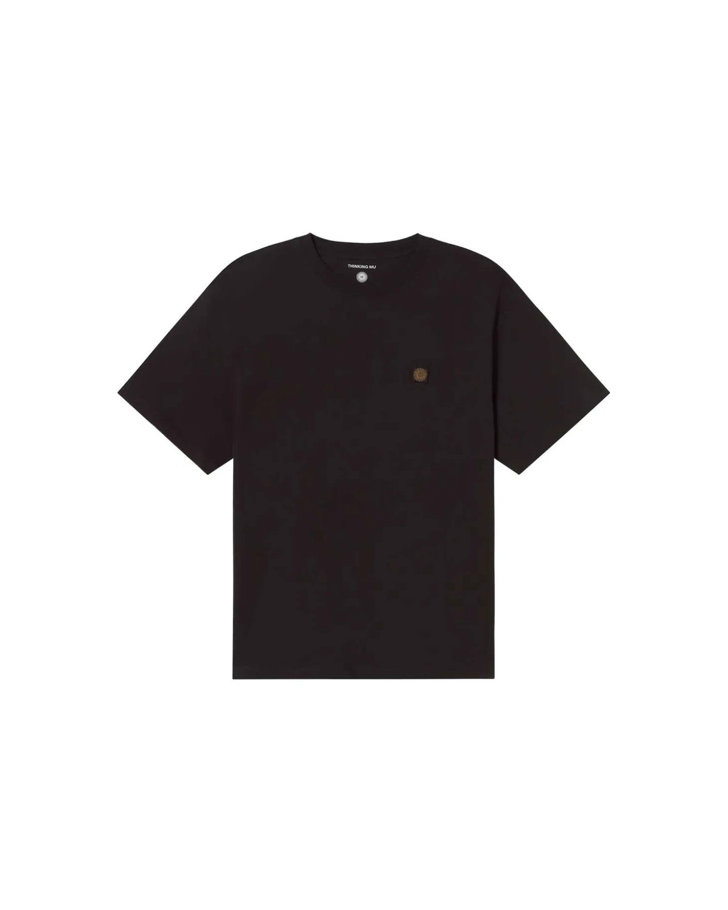 T-shirt noir sol type à dos Aaron