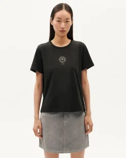 T-shirt noir soleil Ida