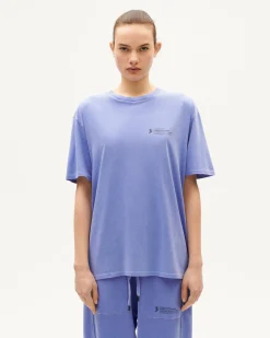 T-shirt violet unisex teinture naturelle